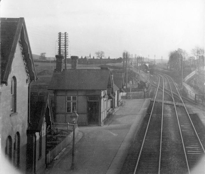 Long Preston Station c1930.JPG - Long Preston Midland Station c1930